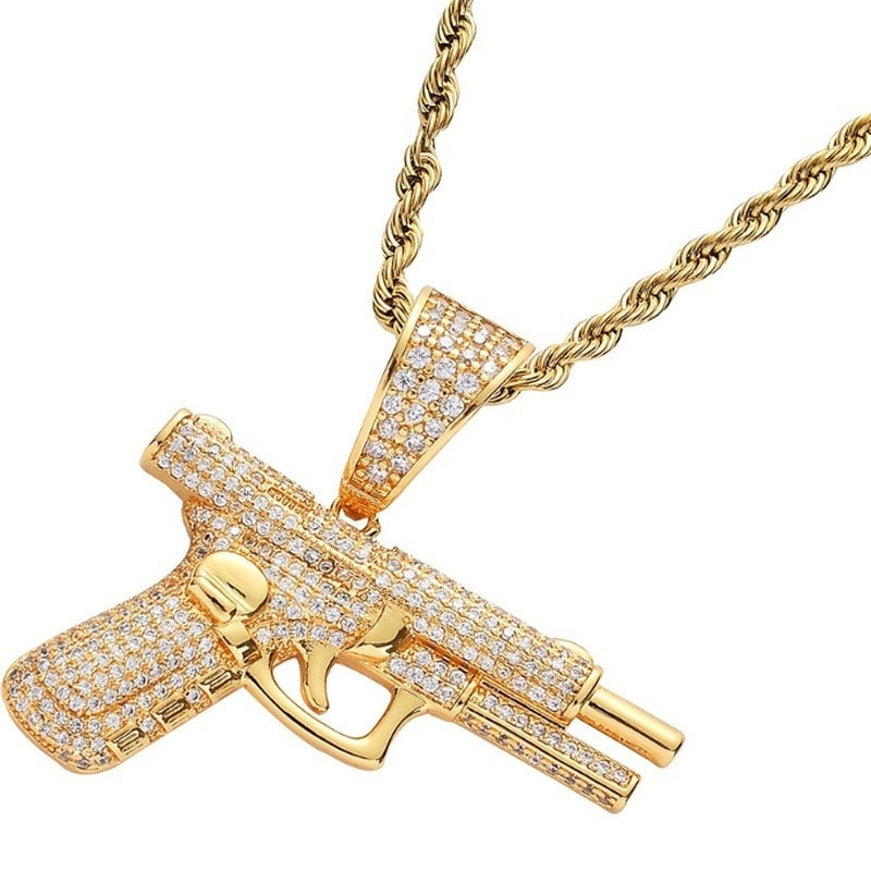 Chaine + Pendentif GUN